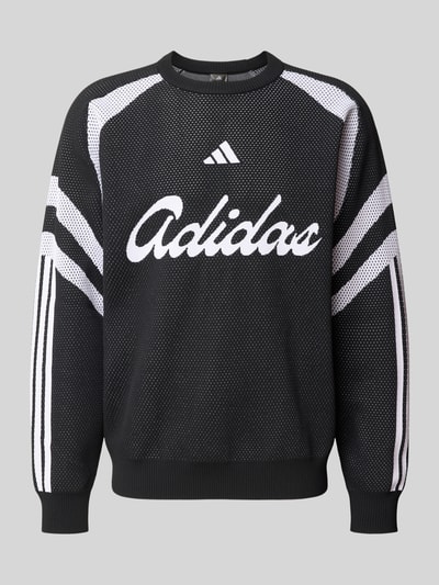adidas Sportswear Pullover mit großem Logo-Schriftzug Black 1