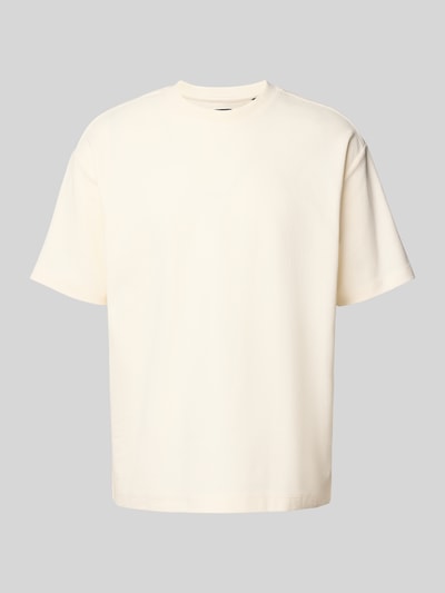 MCNEAL T-shirt met geribde ronde hals Ecru - 2