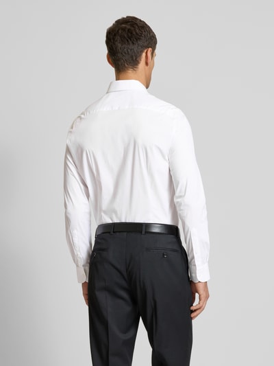 Tommy Hilfiger Tailored Slim Fit Business-Hemd mit Knopfleiste Weiss 5