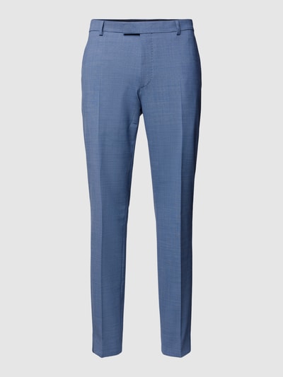 JOOP! Collection Slim fit pantalon met persplooien, model 'Blayr' Blauw - 2