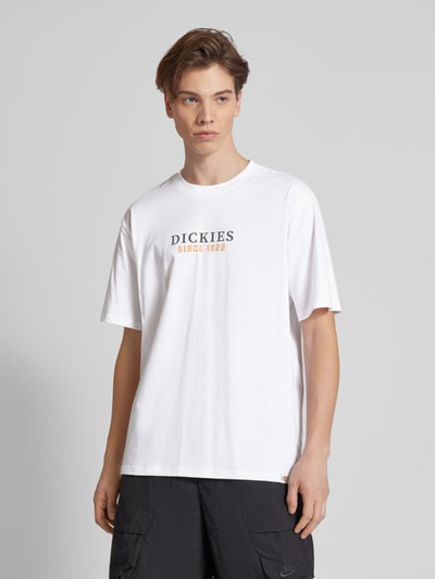 Dickies T-Shirt mit Label-Print Modell 'PARK' Weiss 4