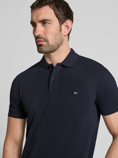 Christian Berg Men Poloshirt mit Logo-Stitching Marine 3