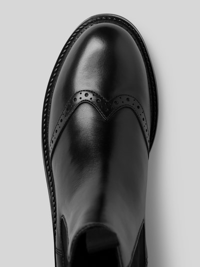 Geox Buty chelsea z elastyczną wstawką model ‘SERILDA’ Czarny 3