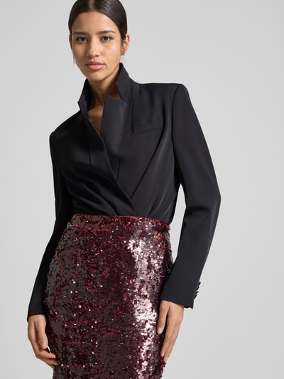 Jake*s Cocktail Relaxed Fit Blazer mit Paspeltaschen Black 3