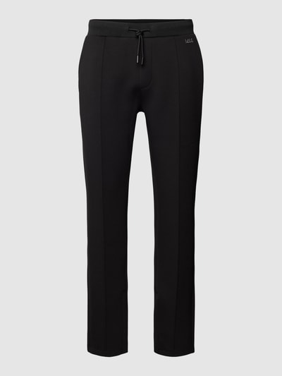 Karl Lagerfeld Sweatpants mit fixierten Bügelfalten Black 2