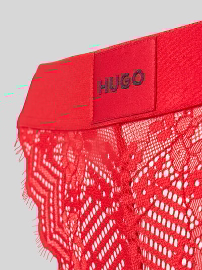 HUGO String aus femininer Spitze Modell 'STRING RL LACE' Rot 2