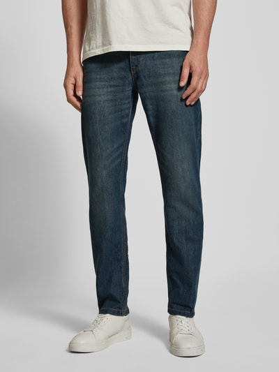 Tom Tailor Jeansy o kroju Straight Fit z dodatkiem streczu  Jeansowy niebieski 4