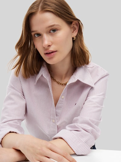 Tommy Hilfiger regular fit vrijetijdsoverhemd van puur katoen Lichtroze - 3
