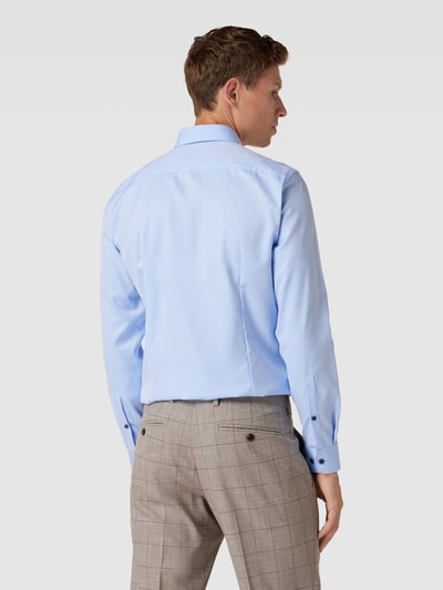 Jake*s Slim Fit Zakelijk overhemd met kentkraag Bleu - 5