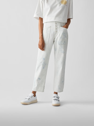 Pistola High Waist Relaxed Fit Jeans Weiß 4