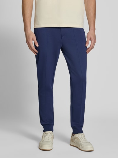 Polo Ralph Lauren Loose Fit Sweathose mit Logo-Stitching Modell 'MESH FACE' Marine 4