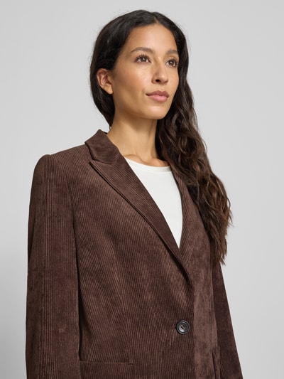 Luisa Cerano Blazer mit Reverskragen Dunkelbraun 3