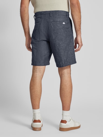 SELECTED HOMME Regular Fit Shorts mit Webmuster Marine 5