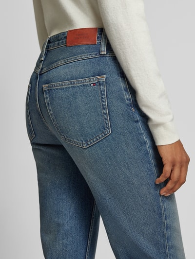 Tommy Hilfiger Straight Fit High Waist Jeans im Used-Look Jeansblau 3