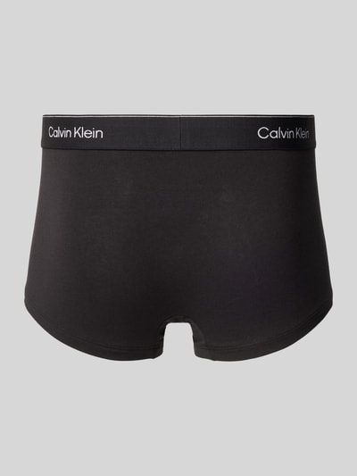 Calvin Klein Underwear Obcisłe bokserki z elastycznym paskiem z logo w zestawie 3 szt. Czarny 3