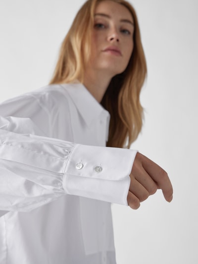 Victoria Victoria Beckham Hemdbluse mit Plastron  Weiß 3