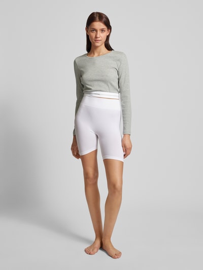 Calvin Klein Underwear Cropped Longsleeve mit Rundhalsausschnitt Hellgrau 1