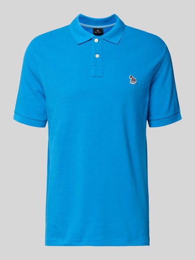Paul Smith Regular Fit Poloshirt mit Knopfleiste Blau 2