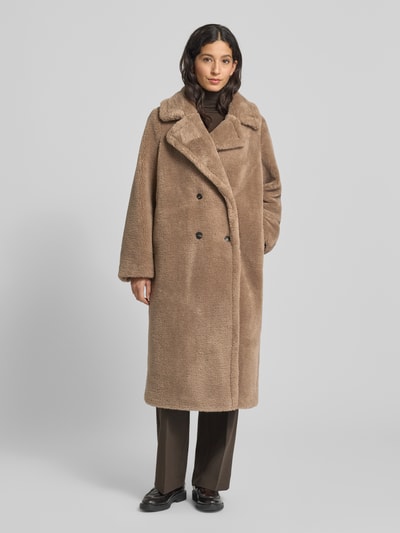 Smith and Soul Mantel aus Teddyfell Taupe 4