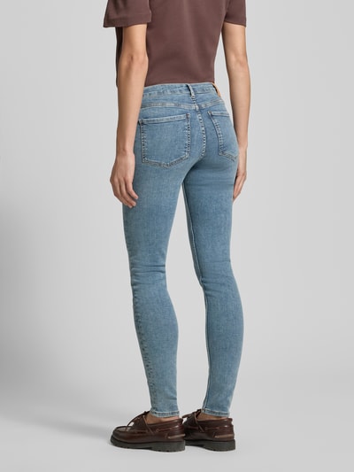 Scotch & Soda Skinny fit jeans in used-look, model 'LA BOHEMIENNE' Blauw - 5