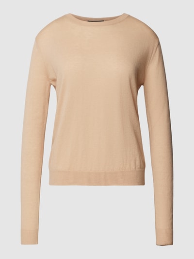 Weekend Max Mara Longsleeve mit Rundhalsausschnitt Modell 'MOCHI' Camel 2