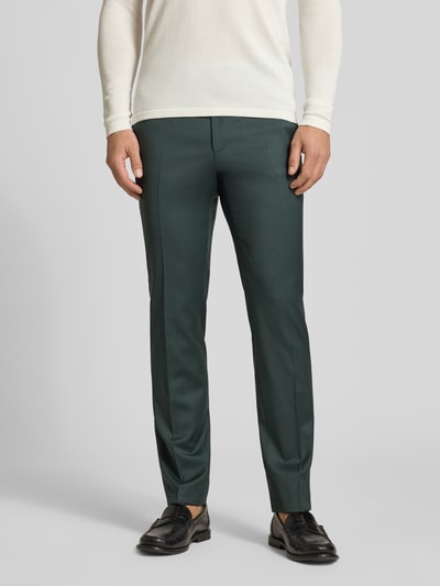 DIGEL Slim Fit Anzughose mit Bügelfalten Modell 'Move Apollo' Gruen 4