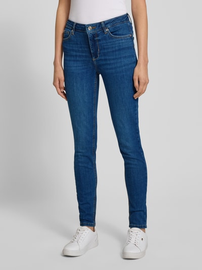 Liu Jo White High Waist Jeans mit Gesäßtaschen Dunkelblau 4