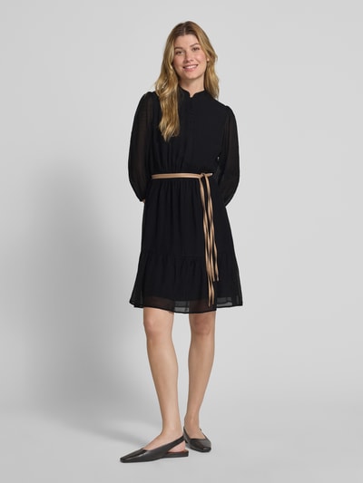 Christian Berg Woman Selection Knielanges Kleid aus Viskose-Mix Black 1