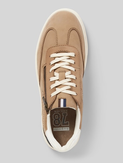 bugatti Sneaker mit Label-Details Modell 'Fido' Taupe 3