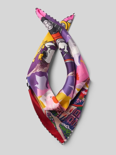 Codello Seidentuch im Allover-Look Pink 1