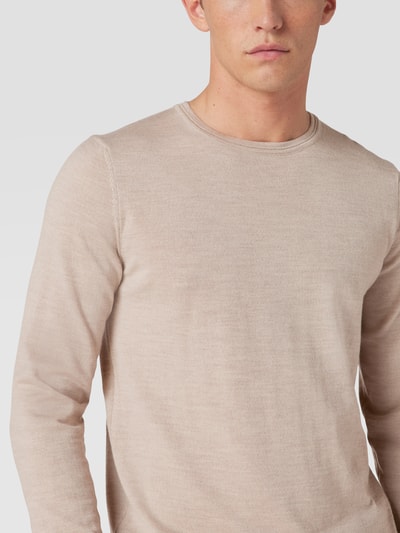 JOOP! Collection Longsleeve in Strick-Optik Modell 'Denny' Sand 3