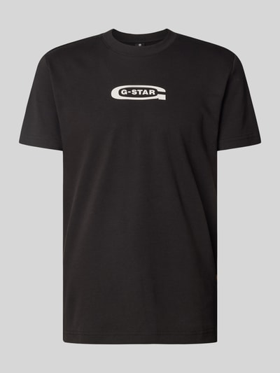 G-Star Raw T-Shirt mit Label-Print Black 2