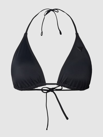 Guess Bikini-Oberteil mit Spaghettiträger Schwarz 2