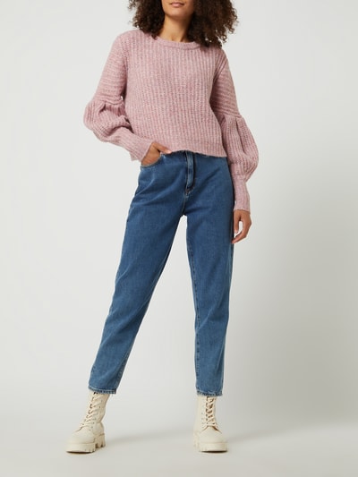 Only Cropped Pullover mit Woll-Anteil Modell 'Scala' Altrosa 1