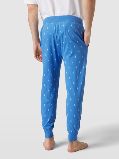 Polo Ralph Lauren Underwear Sweatpants mit Allover-Logo-Muster Modell 'LIQUID COTTON' Bleu 5