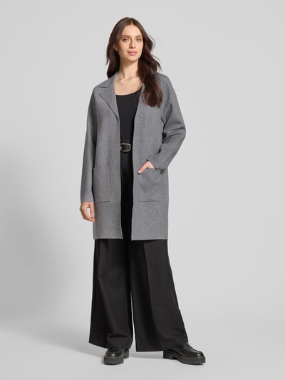 Christian Berg Woman Selection Mantel mit Reverskragen und Eingrifftaschen Mittelgrau 1