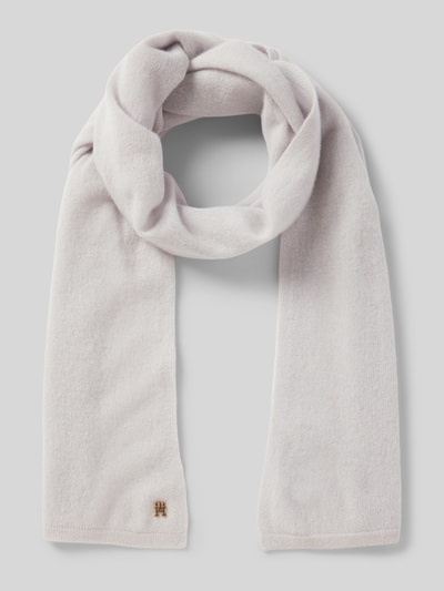 Tommy Hilfiger Schal aus reinem Kaschmir Hellgrau 1