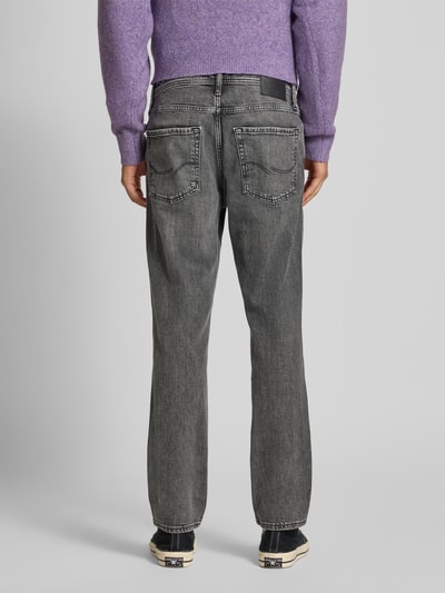 Jack & Jones Straight Fit Jeans im 5-Pocket-Design Modell 'CLARK' Mittelgrau 5