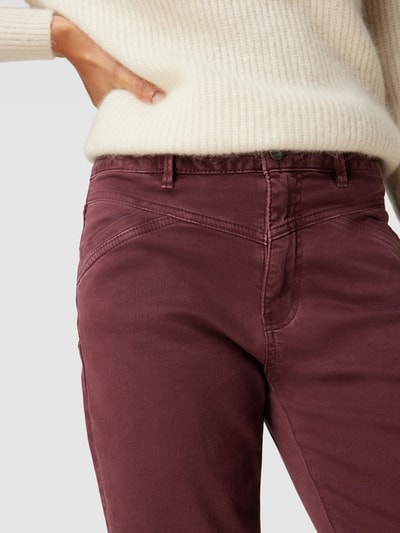 Buena Vista Hose im 5-Pocket-Design Modell 'COCO' Aubergine 3