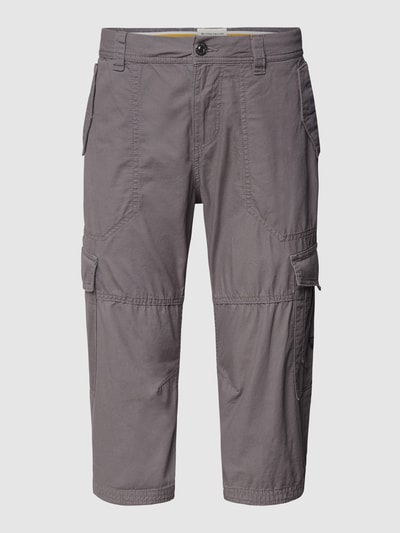 Tom Tailor Cargoshorts mit Label-Details Dunkelgrau 2