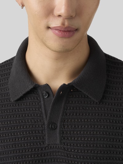 Levi's® Regular Fit Poloshirt aus reiner Baumwolle Black 3