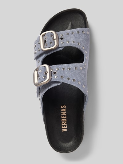 Verbenas Sandalen van leer, model 'RANDELL SERRAJE TACHAS' Lichtblauw - 3