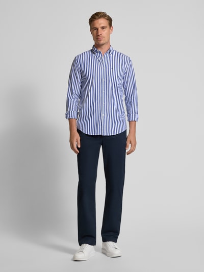 Tommy Hilfiger Regular Fit Chino aus Baumwoll-Mix Jeansblau 1