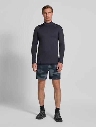 Under Armour Relaxed Fit Shorts mit elastischem Logo-Bund BLACK 1