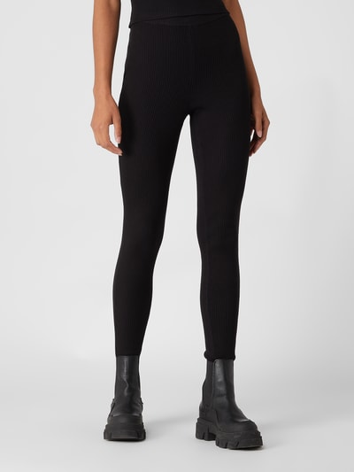 URBAN CLASSICS Leggings mit Rippenstruktur  Black 4