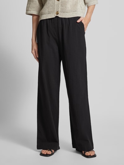 JAKE*S STUDIO WOMAN Stoffen broek met elastische band Zwart - 4