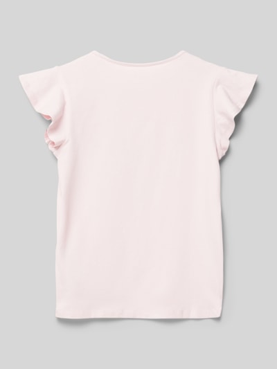 Guess T-shirt met labelprint Lichtroze - 3