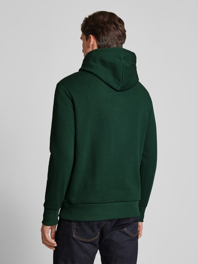 Gant Hoodie mit Label-Stitching Dunkelgruen 5