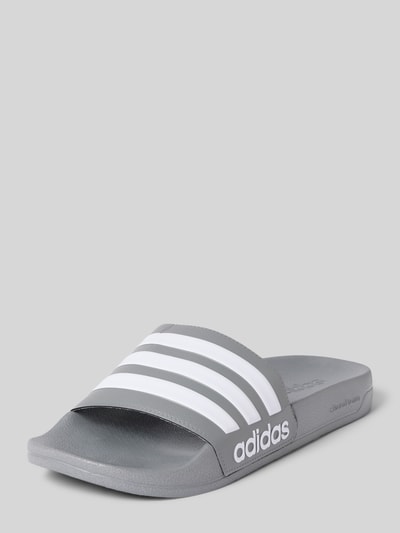 adidas Sportswear Badeschuhe mit Label-Schriftzug Mittelgrau 1