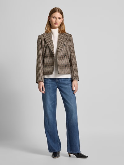 Weekend Max Mara Slim Fit Blazer aus Schurwoll-Mix Modell 'NAUSICA' Camel 1